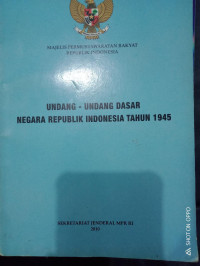 Image of Undang Undang Dasar NKRI 45