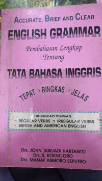 Image of Accurate Brief and Clear English Grammar Pembahasan Lengkap Tentang Tata Bahasa Inggris