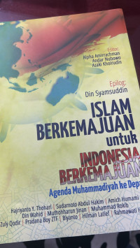 Image of Islam berkemajuan untuk indonesia berkemajuan